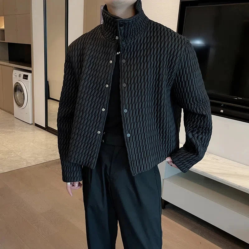 High-level Lightweight Cotton Coat for Men's Casual Ruffian Handsome Short Parkas Men's Korean New Winter Fashion Padded Jackets
