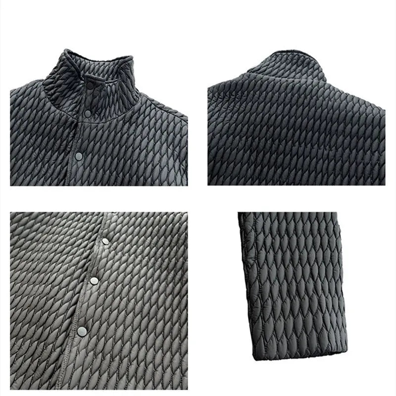 High-level Lightweight Cotton Coat for Men's Casual Ruffian Handsome Short Parkas Men's Korean New Winter Fashion Padded Jackets